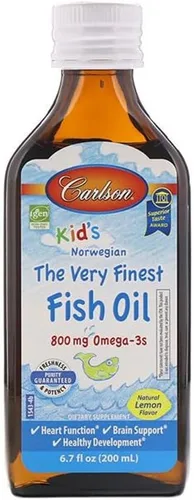 Vista 18 de Carlson El aceite de pescado The Very Finest para niños, 800 mg, 200 ml