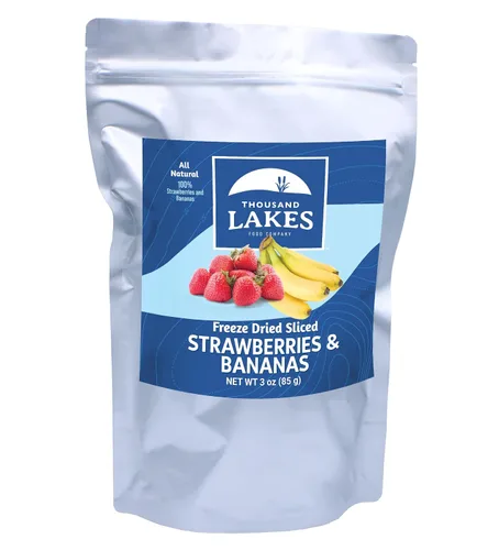 Vista 8 de Thousand Lakes – Frutas Deshidratadas Congeladas – Fresas 1.2 onzas Sin Azúcar Añadido Fresas Cortadas al 100%