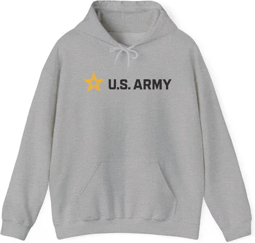 Vista 10 de ARMY Sudadera con capucha con logotipo oficial Negro