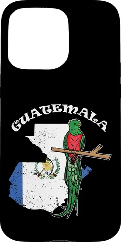 Vista 28 de Funda de recuerdo para iPhone 16 Quetzal de Guatemala con bandera de Guatemala