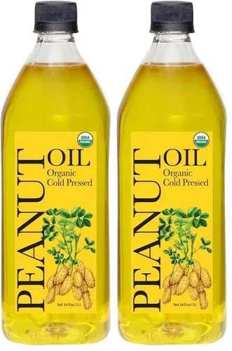 Vista 9 de Daana Aceite de cacahuete: certificado USDA orgánico, extra virgen, prensado en frío (12 oz)