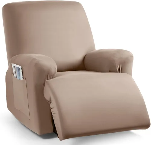 Vista 23 de TAOCOCO Fundas Elásticas para Sillones Reclinables de 3 Piezas Fundas Sólidas para Muebles Funda para Sillón Reclinable Fundas Deslizables