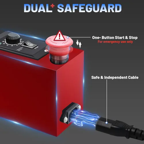 Vista 3 de Nuevo extractor de miel eléctrico para 2/4 marcos con cubierta protectora, dispositivo de control inteligente de 2ª generación diseñado