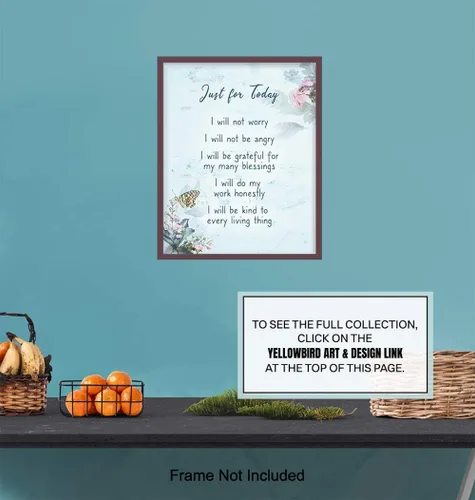 Vista 6 de Póster inspirador con citas motivacionales – Budismo Zen New Age Decoración de pared – Regalo de meditación para budistas, profesores de yoga