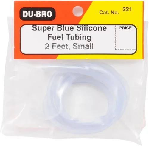 Vista 2 de Du-Bro 221 1/16" x 2' Tubo de silicona súper azul pequeño