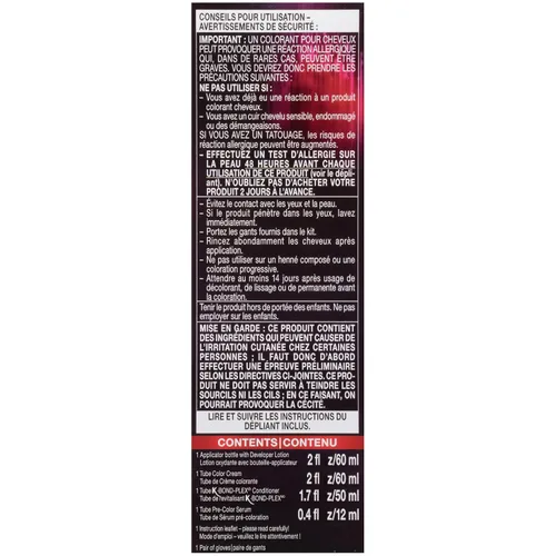 Vista 8 de Schwarzkopf Keratin Color - Crema permanente para el cabello, 4.68 castaño oscuro, 1 kit