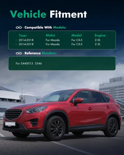 Vista 4 de SCITOO - Amortiguadores traseros para Mazda se adapta a 2014-2018 para Mazda CX-5 Shocks 3440013 5546 Shocks Struts - Juego de 2 piezas