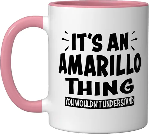 Vista 8 de Amarillo Trip Lovers Thing You Wouldn't Understand Ceramic Mug, Black/White
