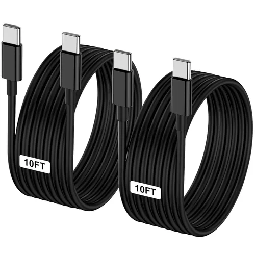 Vista 21 de LOFPYE Paquete de 3 cables USB C a USB C de 1 pie y 60 W, cable de carga rápida tipo C para iPhone Air 17 16e 16 15 Pro Plus Pro Max, para Galaxy