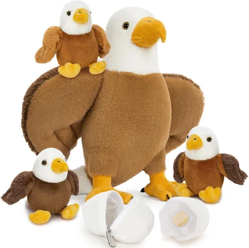 Vista 13 de MorisMos Teddy Bear Stuffed Animal, 13 Inch Bear with Backpack & 2 Babies