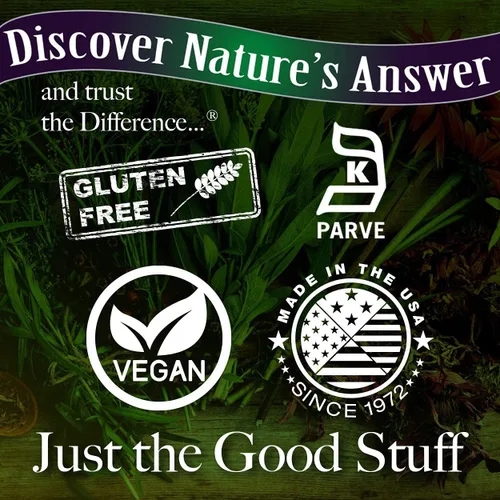 Vista 5 de Nature's Answer Cápsulas de suplemento de raíz de escoba de Butcher, 90 unidades, promueve la circulación sanguínea, vegano, sin gluten, paquete de 2