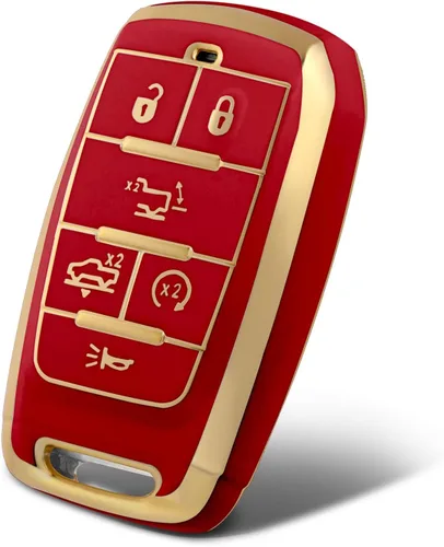 Vista 20 de Funda protectora inteligente de termoplástico con 4 botones para llave de Hyundai; funda compatible con los modelos Elantra, Ioniq, Sonata, Tucson