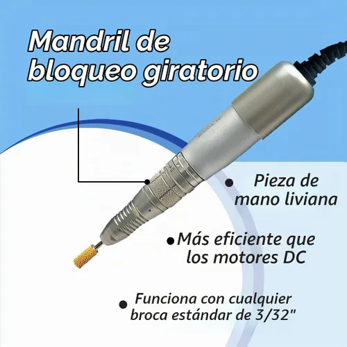 Vista 2 de Medicool Paquete de 2 archivos eléctricos Pro Power 520 + kit de brocas PP520+FBK2