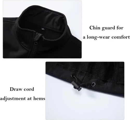 Vista 23 de Msmsse Chaleco ligero para hombre, con cuello alto, sin mangas, para senderismo, correr, golf