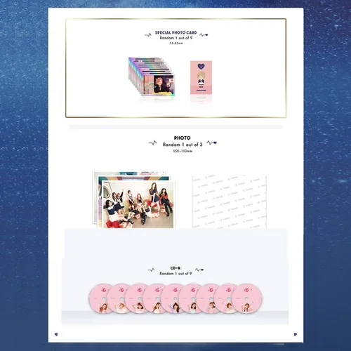 Vista 4 de TWICE 4th Mini Album - SIGNAL [B Ver. ] CD + Photobook + Photocard + Photocard + Photo + Photo + Regalo gratis/K-pop sellado