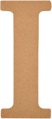 Vista 50 de Plaid Letra de madera sin terminar, superficie de madera de 5" perfecta para proyectos de bricolaje, artes y manualidades, 63572