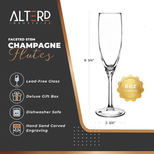 Vista 6 de Copas de champán personalizadas para boda, copas de brindis de aniversario, copas de boda, señor y señora, regalo de boda, copas de champán