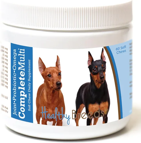 Vista 346 de Healthy Breeds Affenpinscher todo en uno multivitamínico suave masticable 60