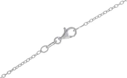 Vista 4 de Tienda Collection Sterling SilverGold Over Sterling Silver Pressed Flower Pendant Necklace