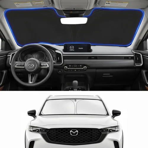 Vista 78 de Parasol para parabrisas para BMW X1 E84 2016-2024 2025, accesorios – Cubierta de parasol para parabrisas de ventana delantera, ajuste personalizado