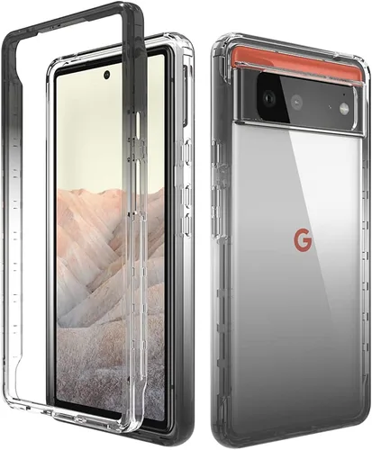 Vista 139 de Pzwoxukhov Funda para Xiaomi Poco M3 M2010J19CG M2010J19CI Caso, alta transparencia, color degradado, funda de absorción de impactos anticaída