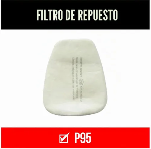 Vista 2 de 3M Filtro de partículas 5P71, P95, 5 pares de filtros