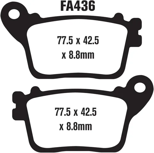 Vista 3 de EBC Brakes EBPCK1002 Kit completo de cambio de pastillas de freno sinterizado Doble-H