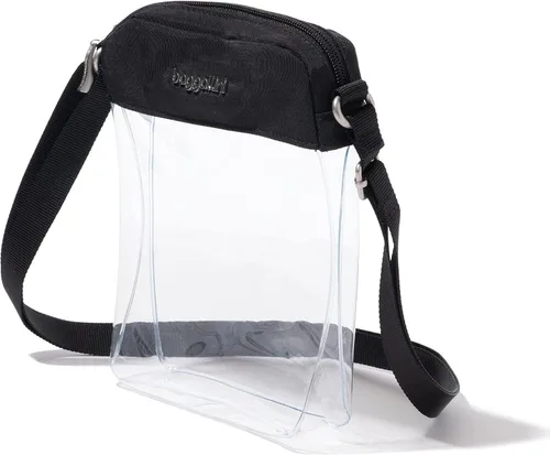 Vista 2 de Baggallini Bandolera Clear Explorer para mujer