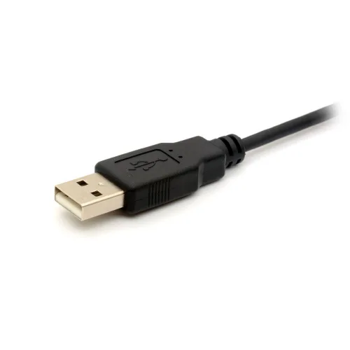 Vista 3 de Cables adaptadores USB a impresora de 90 grados (izquierda)