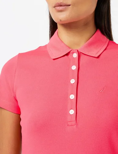 Vista 4 de Nautica Women's Easy Classic Short Sleeve Stretch Cotton Polo Dress