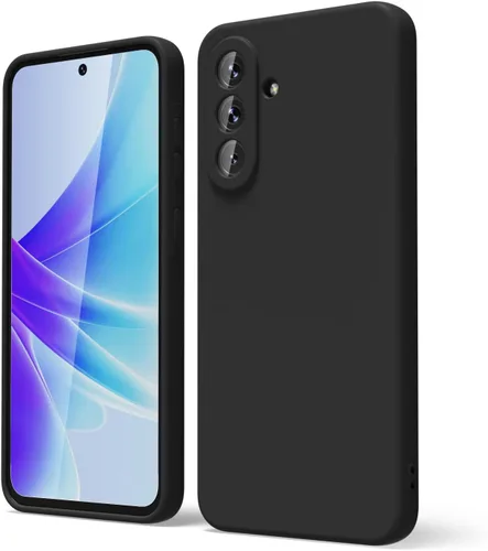 Vista 248 de oakxco Funda para teléfono Samsung Galaxy A12 con agarre de silicona líquida, linda delgada fina suave cubierta de gel de goma TPU lisa para mujeres