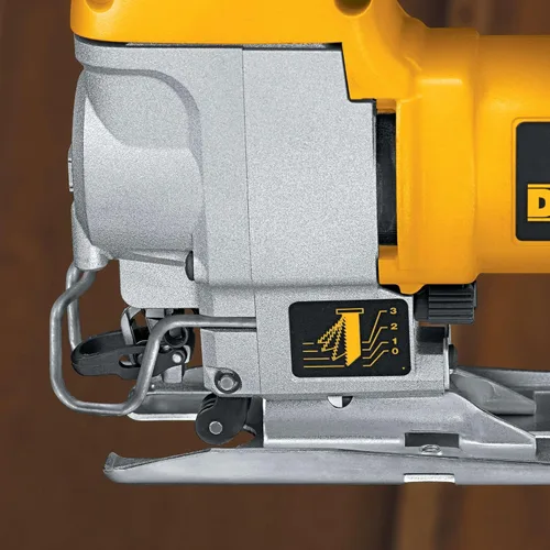 Vista 9 de DEWALT Sierra de calar, mango superior, 5.5 amperios, con cable (DW317K), color amarillo