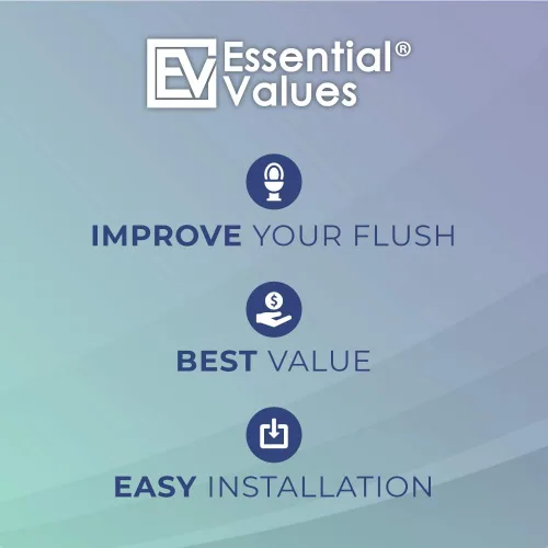 Vista 6 de Essential Values Sello de válvula de descarga - Compatible con válvula de descarga Kohler - Paquete de 3 - Junta de tanque de inodoro sello