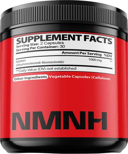 Vista 7 de NMNH (mononucleótido de dihidronicotinamida) -alternativa al suplemento NMN - 1000 mg por porción NAD Suplemento para apoyar NAD - 60 cápsulas - 30