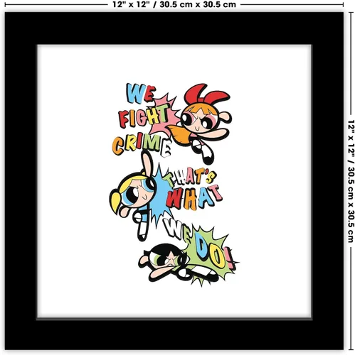 Vista 6 de Trends International Gallery Pops Cartoon Network The Powerpuff Girls - Póster gráfico de pared de lucha contra el crimen, 12.00 x 12.00 pulgadas