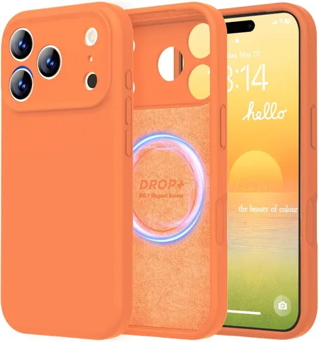 Vista 292 de LOVE 3000 Diseñada para Funda iPhone Air, Silicona Premium [Compatible con Magsafe][Forro de Microfibra Suave Anti-Rayones] Funda Protectora