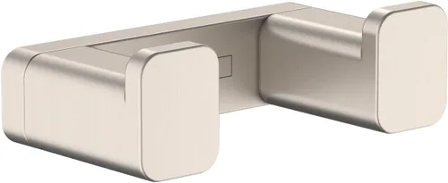 Vista 7 de hansgrohe AddStoris 41755340 - Accesorios de doble gancho en cromo negro cepillado de 1 pulgada
