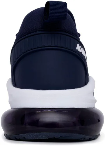 Vista 3 de Nautica Neptune 2 - Tenis deportivos para hombre con cordones y burbujas de aire, ligeros, transpirables y cómodos para correr, trotar y uso casual