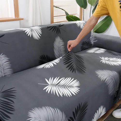 Vista 7 de MIFXIN Funda de sofá modular en forma de L, 2 piezas, elásticas, en forma de L, con parte inferior elástica para sala de estar, niños, perros
