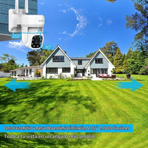 Vista 6 de 5MP PT Wireless Security Camera System 4Pcs Outdoor Cameras 2TB HDD