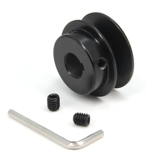 Vista 9 de AK20-1/2 "perforadas poleas de banda de ranura única 2.0 "OD 1/2" Bore V-Belt polea polea de correa de hierro fundido para correa en V