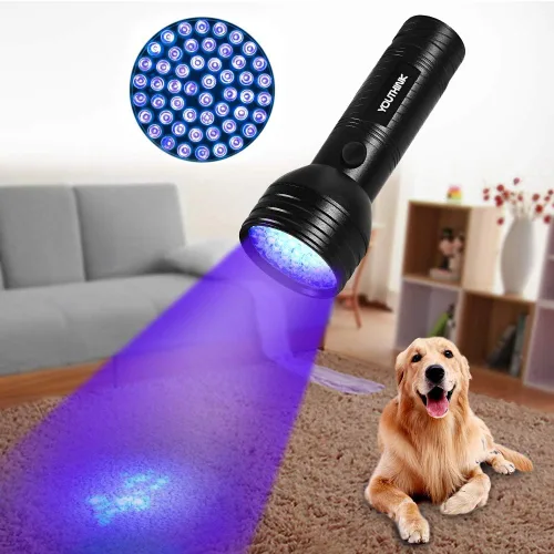 Vista 2 de Linternas, 51 LED Antorcha Escorpión Detector Hunter Ultra Violeta Linterna de Luz Negra