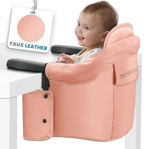 Vista 15 de Tinybow Silla alta de gancho para bebé, silla alta que se fija a la mesa - Silla alta con clip para mesa, silla alta portátil para viajes, silla
