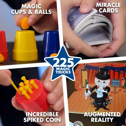 Vista 4 de Marvin's Magic - Juego de Magia para Niños - Caja de Trucos, Trucos Increíbles para Niños - Gama Made Easy - Incluye Varita, Trucos de Cartas, Mucho