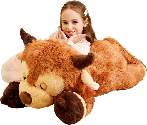 Vista 10 de IKASA Juguete de Peluche de Gato Gigante, Gatito Grande Lindo de 30", Juguetes Suaves Jumbo Enormes, Peluche Esponjoso Gordito de Gran