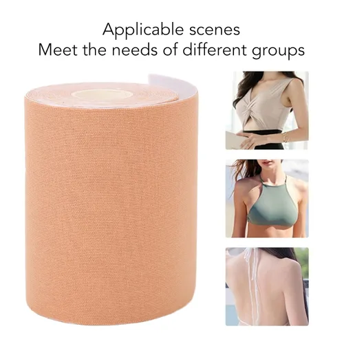 Vista 5 de Cinta de elevación transpirable Boobytape para levantar cinta push up cinta oculta sujetadores cinta para grandes calcomanías de elevación