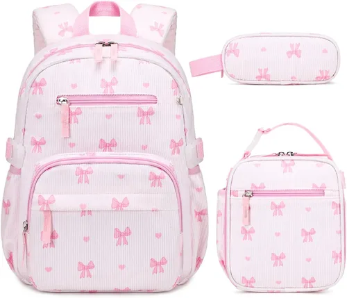 Vista 19 de JUEGO DE 12 MOCHILAS Lazo Floral Beige