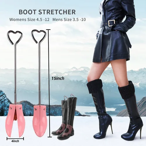 Vista 3 de Estirador de zapatos para hombres y mujeres, expansor de zapatos de 4 vías, resuelve los problemas de juanetes y otros problemas de pies causados