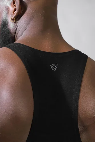 Vista 5 de Jed North Camiseta sin mangas para entrenamiento de culturismo profesional con espalda cruzada