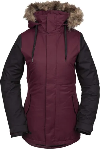 Vista 9 de Volcom Chaqueta con capucha para mujer, con aislamiento para snowboard, esquí, invierno Bálsamo S4